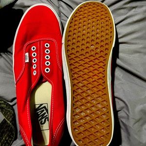 Red mens vans